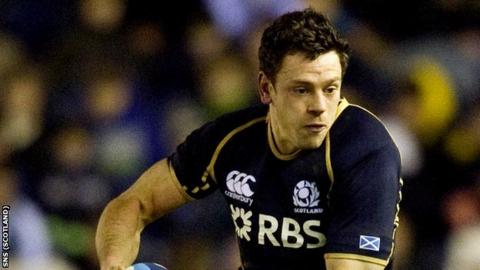 Scotland player Nick De Luca