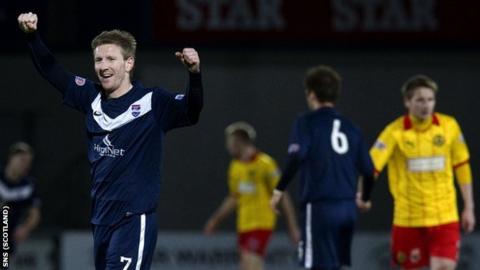 Ross County goalscorer Michael Gardyne