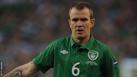 Stoke City midfielder Glenn Whelan