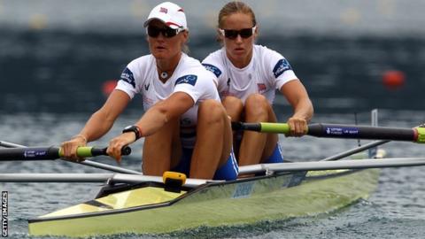 Helen Glover and Heather Stanning