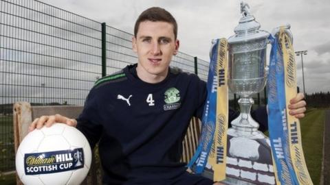 Hanlon will next be in action for Hibs against Ayr in the Scottish Cup