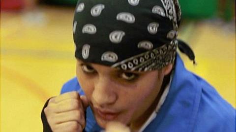 Afghan boxer Sadaf Rahimi