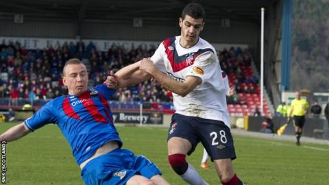 Caley thistle v Rangers