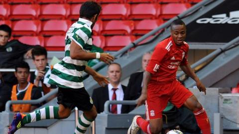 Raheem Sterling and Joao Carlos Texeira