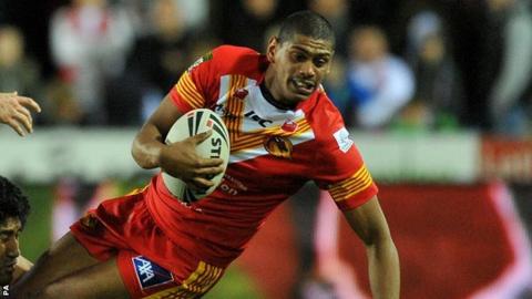 Leon Pryce helped Catalan Dragons to a convincing Super League win over Salford City Reds