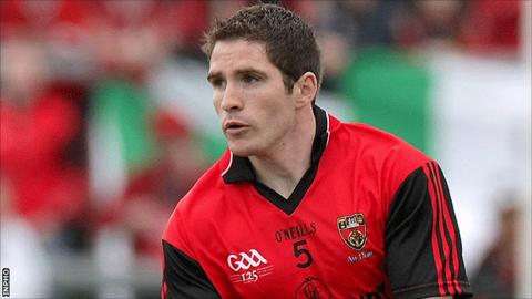 Aidan Carr was top scorer for Down in Castlebar