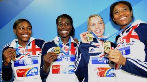 Shana Cox, Nicola Sanders, Christine Ohuruogu, Perri Shakes-Drayton