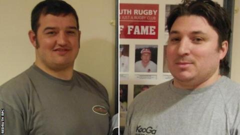 Ashley Morcom (left) and Steve Evans