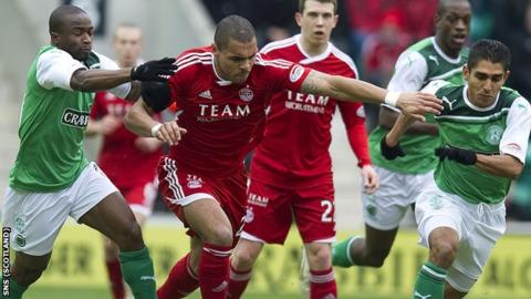 Aberdeen and Hibs will meet for a place in the Scottish Cup final