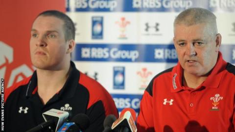 Gethin Jenkins and Warren Gatland
