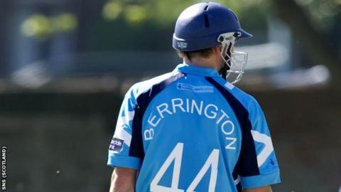 Scotland player Richie Berrington