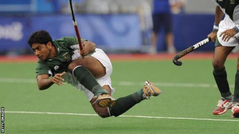 Pakistani hockey players