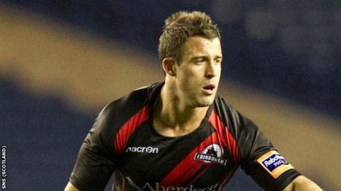 Edinburgh scrum-half Chris Leck