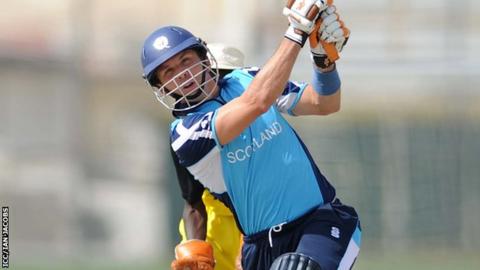 Scotland batsman Calum MacLeod