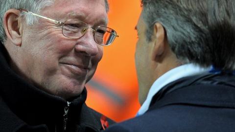 Sir Alex Ferguson and Roberto Mancini
