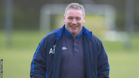 Rangers manager Ally McCoist