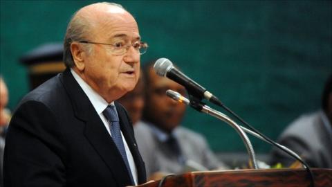Fifa president Sepp Blatter