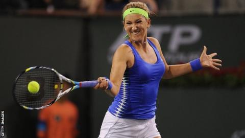 World number one Victoria Azarenka at Indian Wells
