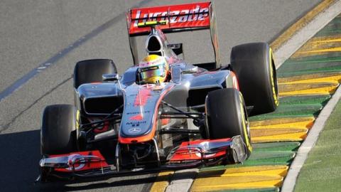 McLaren's Lewis Hamilton