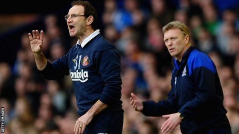 Martin O'Neill and David Moyes