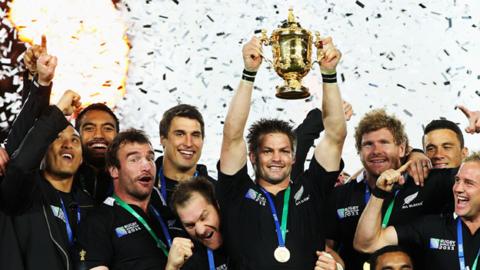 New Zealand lift the 2011 World Cup