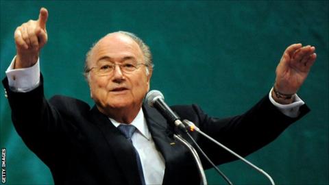 Fifa president Sepp Blatter