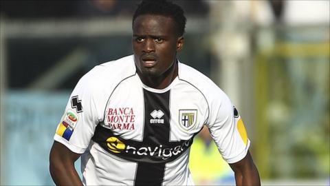 McDonald Mariga of Parma and Kenya
