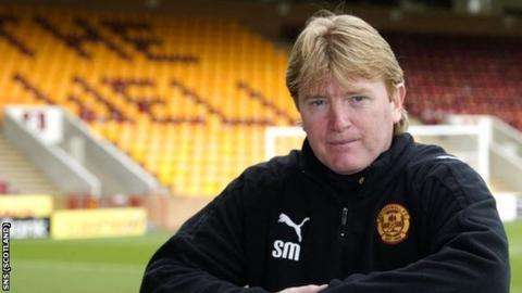 Motherwell manager Stuart McCall