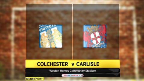 Colchester 1-1 Carlisle