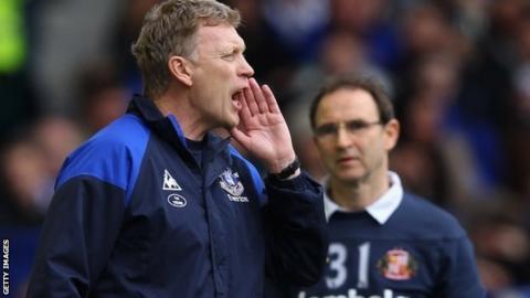 David Moyes and Martin O'Neill