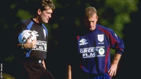 Glenn Hoddle and Alan Shearer