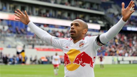 New York Red Bulls captain Thierry Henry
