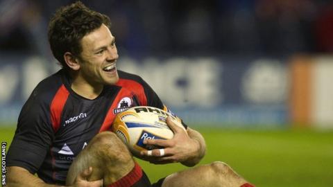 Edinburgh and Scotland centre Nick De Luca