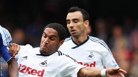 Ashley Williams and Leon Britton