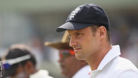 England captain Andrew Strauss