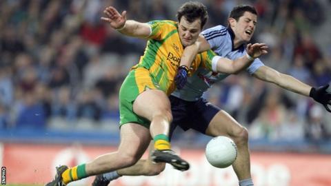 Michael Murphy was injured in last weekend's game against Dublin