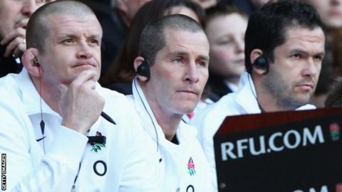 Graham Rowntree, Stuart Lancaster and Andy Farrell
