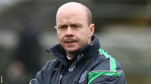 Peter Canavan's side struggled in the first half at Brewster Park