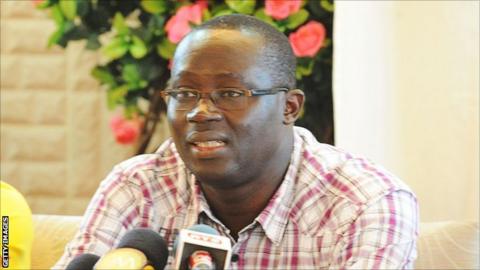 The Senegal Football Association president Augustin Senghor