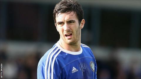 Macclesfield Town midfielder Ross Draper