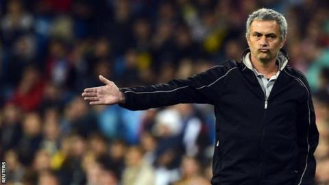 Real Madrid coach Jose Mourinho