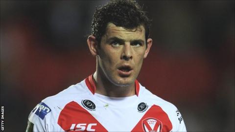 St Helens full-back Paul Wellens