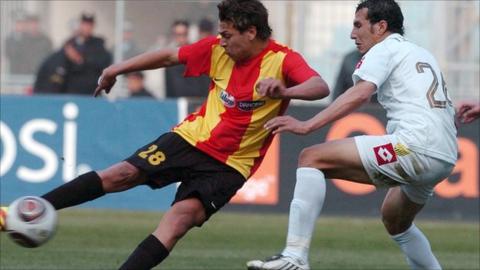 Esperance's Tunisian midfielder Youssef Msakni