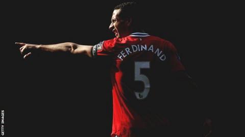 Manchester United defender Rio Ferdinand