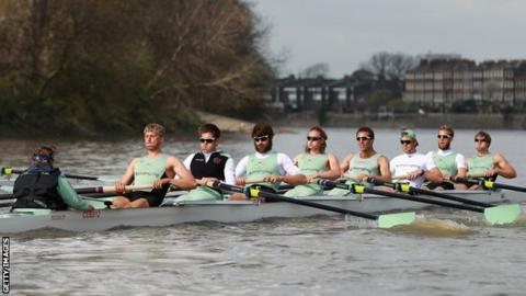 Cambridge boat crew