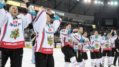 Cardiff Devils celebrate