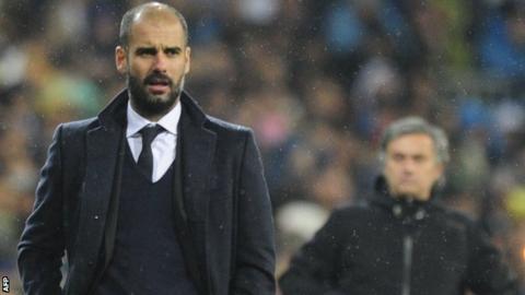 Pep Guardiola and Jose Mourinho