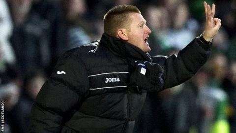 St Johnstone manager Steve Lomas
