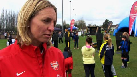 Arsenal skipper Faye White