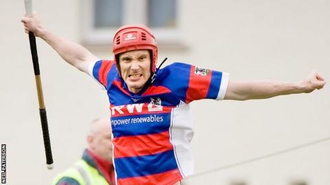 Ronald Ross scored twice for Kingussie against Lovat